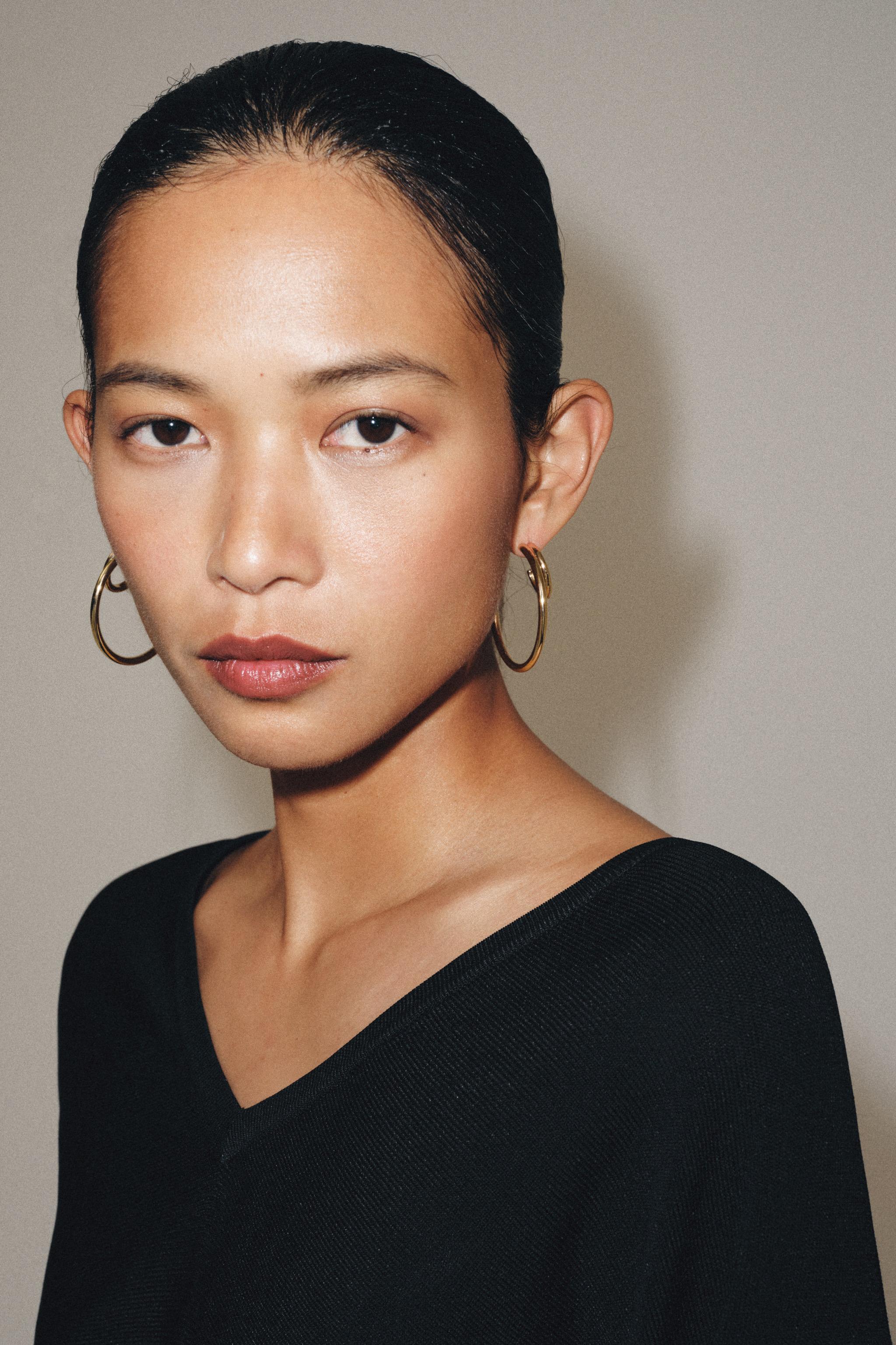 DOUBLE HOOP EARRINGS